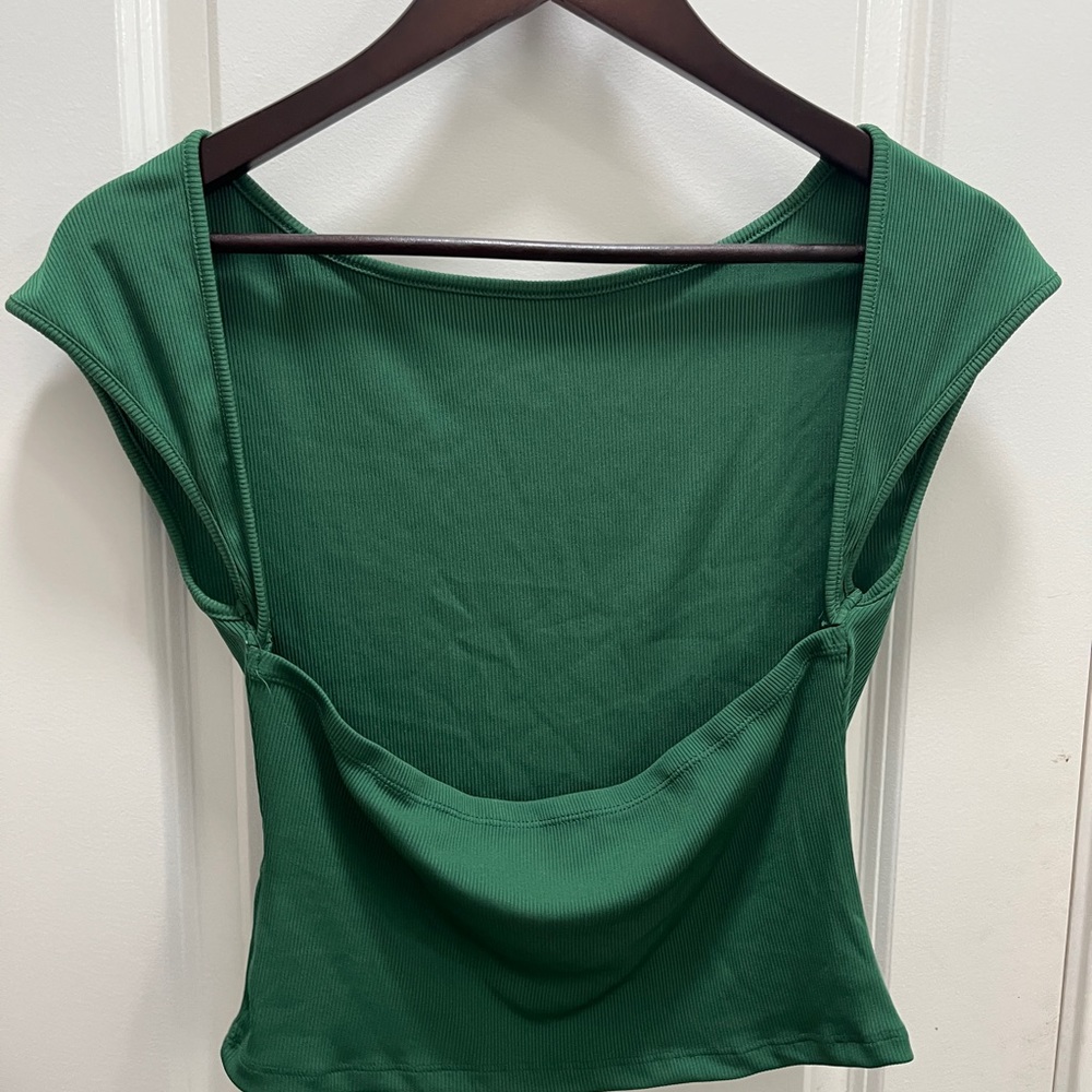 💚Open back tank